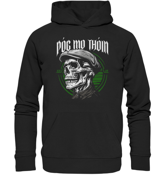 Póg Mo Thóin Streetwear "Flatcap-Skull II" - Premium Unisex Hoodie