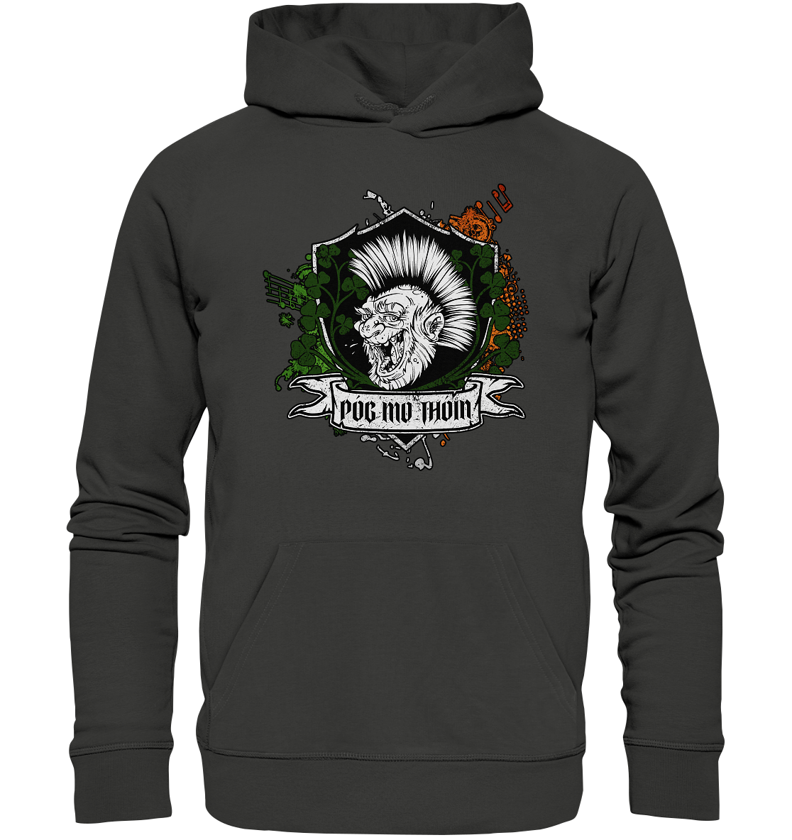 Póg Mo Thóin Streetwear "Crest" - Premium Unisex Hoodie