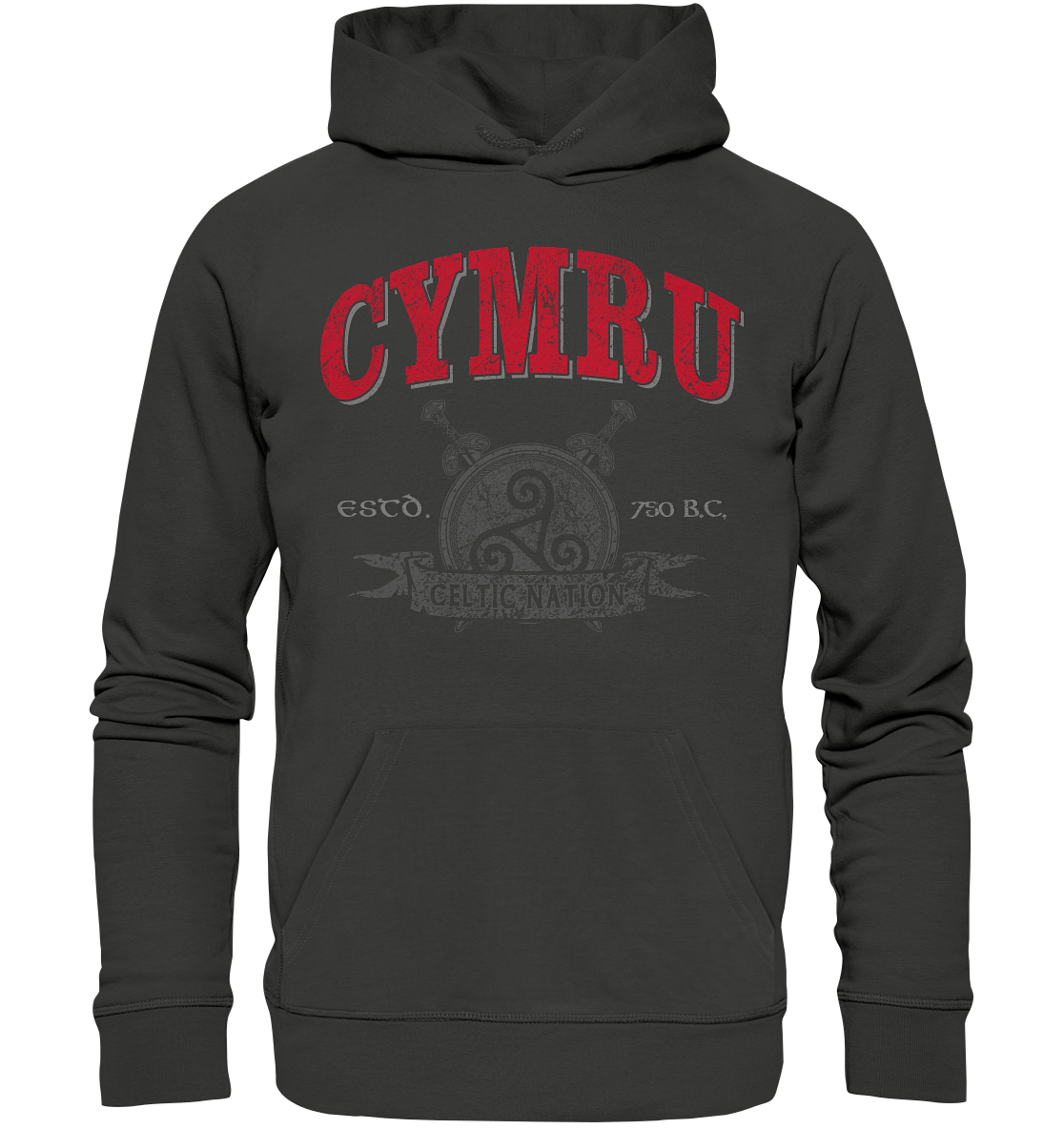 Cymru "Celtic Nation" - Premium Unisex Hoodie