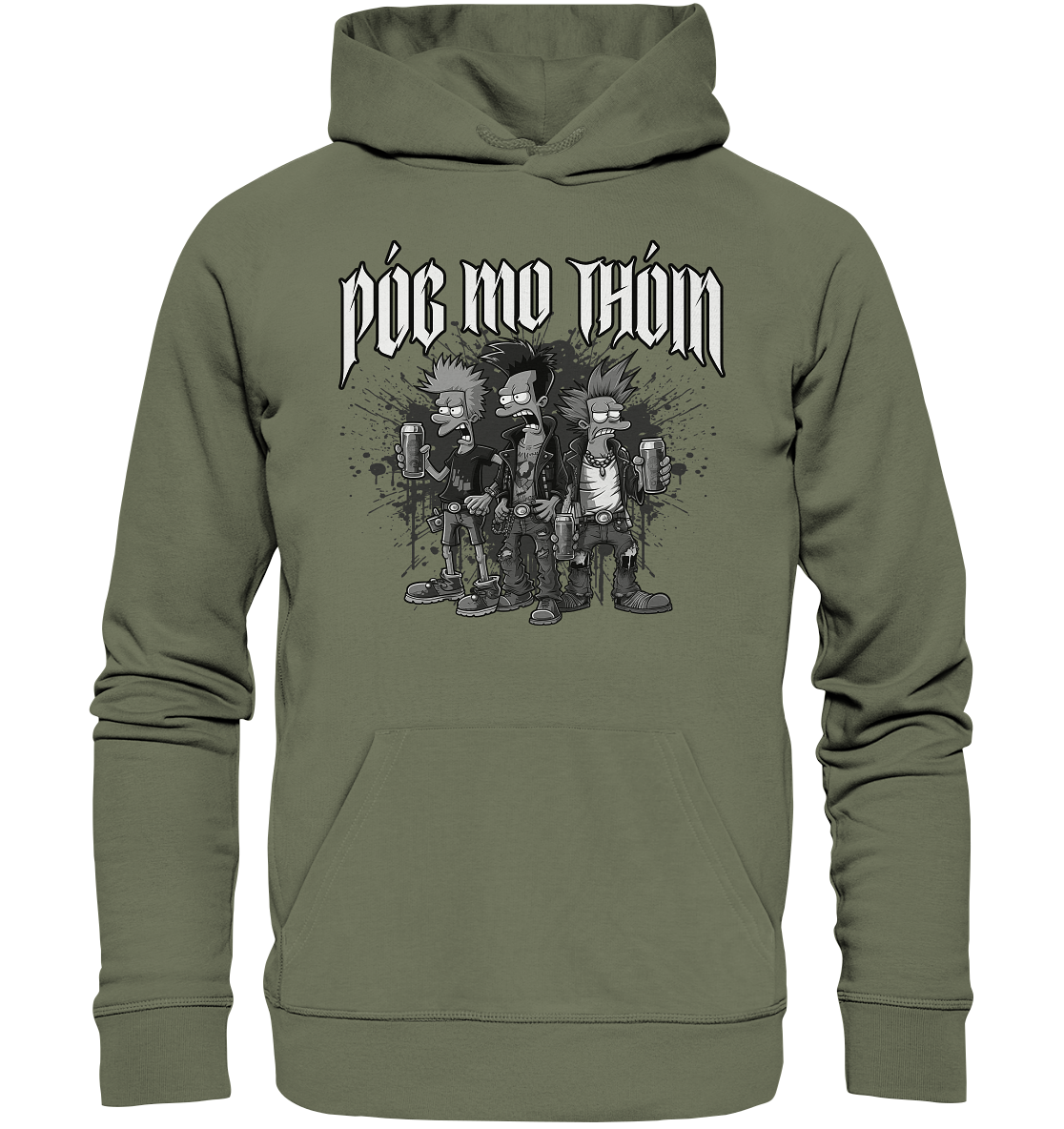 Póg Mo Thóin Streetwear "Punks II" - Premium Unisex Hoodie