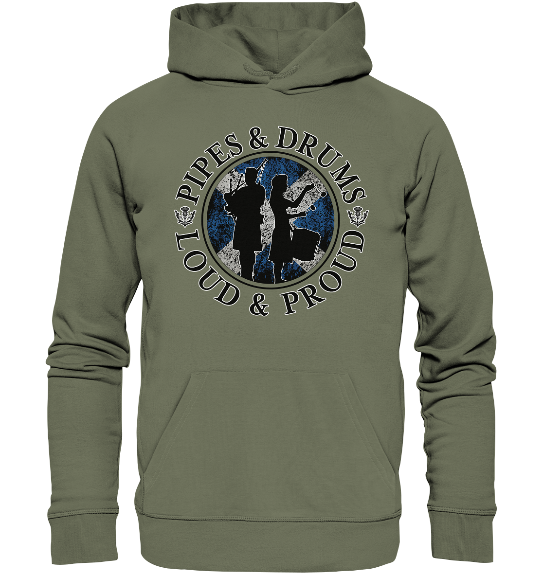 Pipes & Drums "Loud & Proud" - Premium Unisex Hoodie