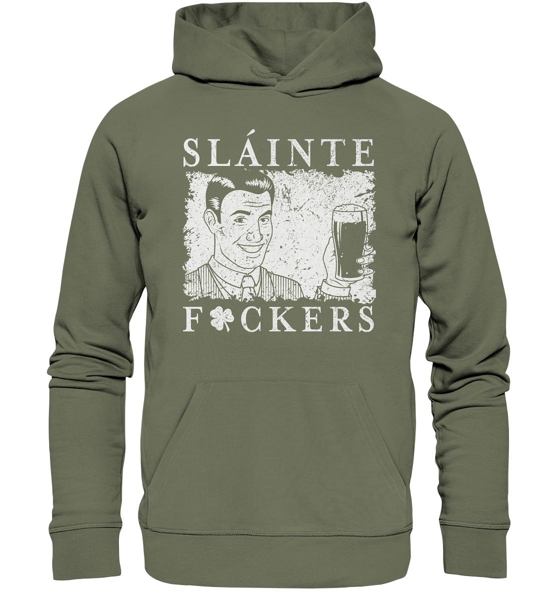Sláinte "F*ckers" *Shamrock* - Premium Unisex Hoodie
