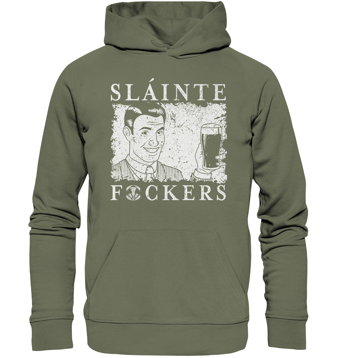 Sláinte "F*ckers" *Thistle* - Premium Unisex Hoodie