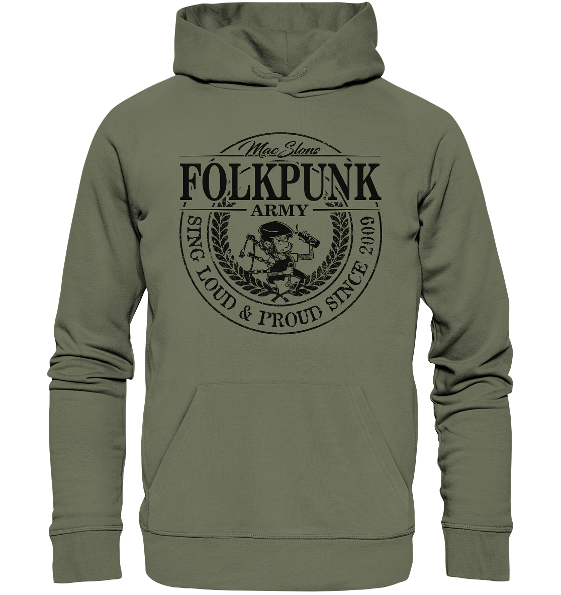 MacSlon's "Folkpunk Army" - Premium Unisex Hoodie