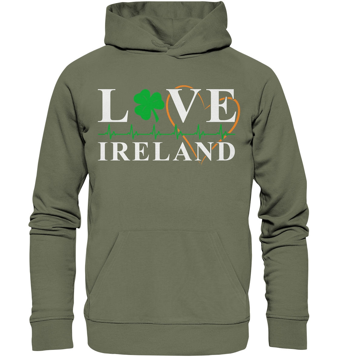 Love Ireland "Heartbeat" - Premium Unisex Hoodie