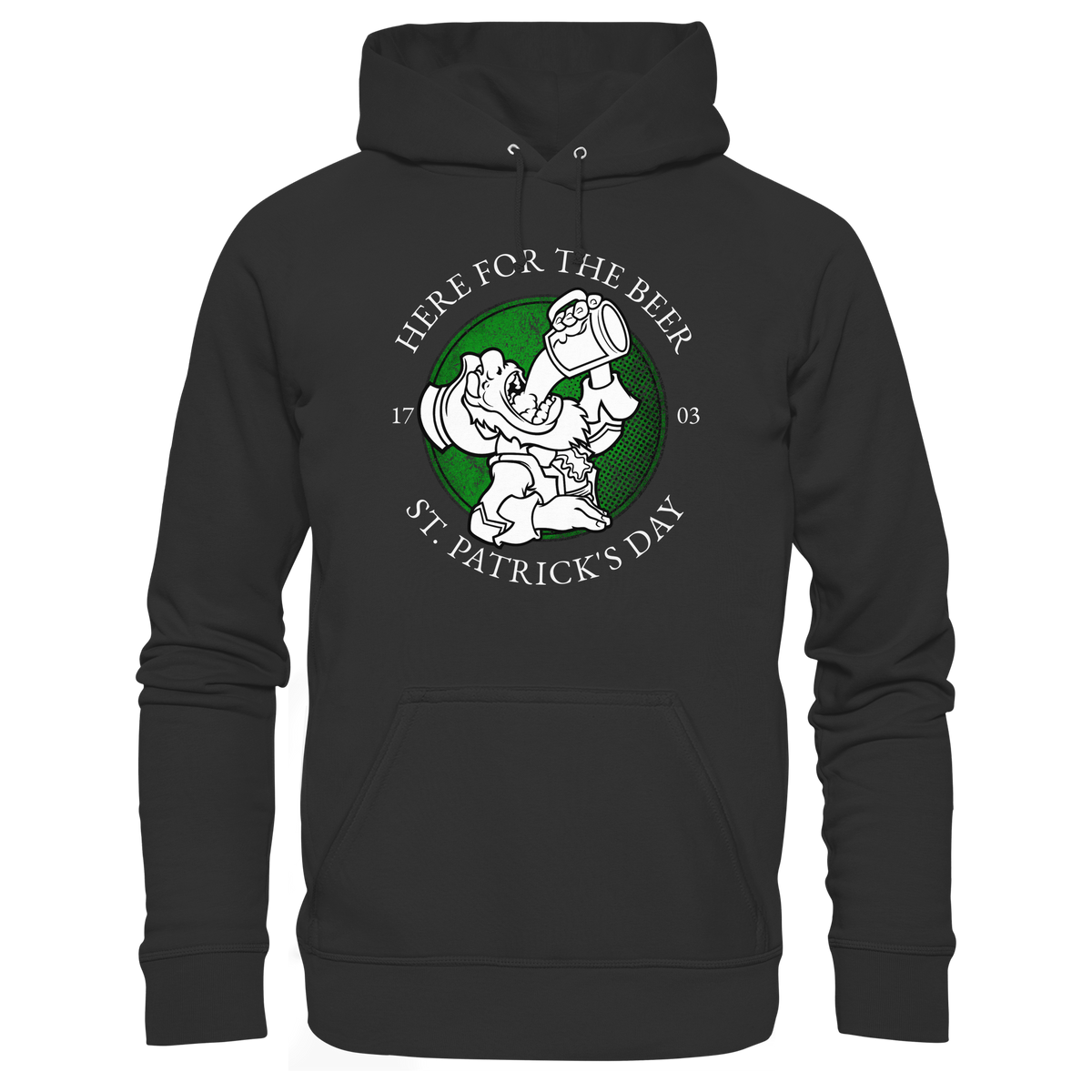 Here For The Beer "St. Patrick's Day"  - Premium Unisex Hoodie