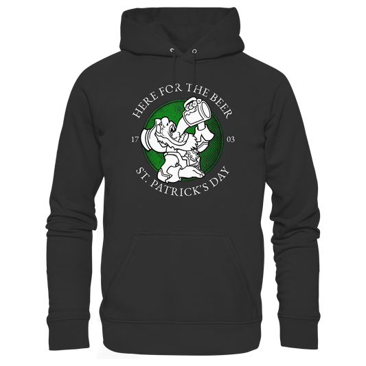 Here For The Beer "St. Patrick's Day"  - Premium Unisex Hoodie