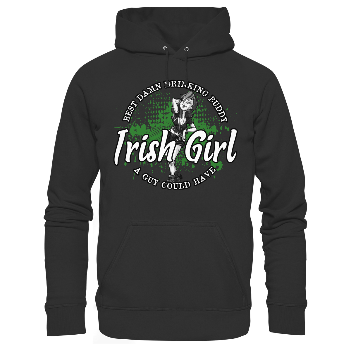 Irish Girl "Drinking Buddy"  - Premium Unisex Hoodie