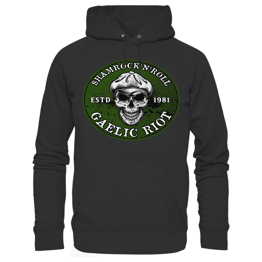 Shamrock And Roll "Skull / Gaelic Riot"  - Premium Unisex Hoodie
