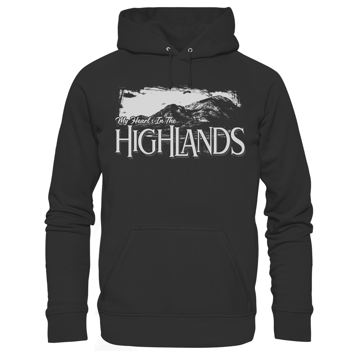 "My Heart's In The Highlands"  - Premium Unisex Hoodie