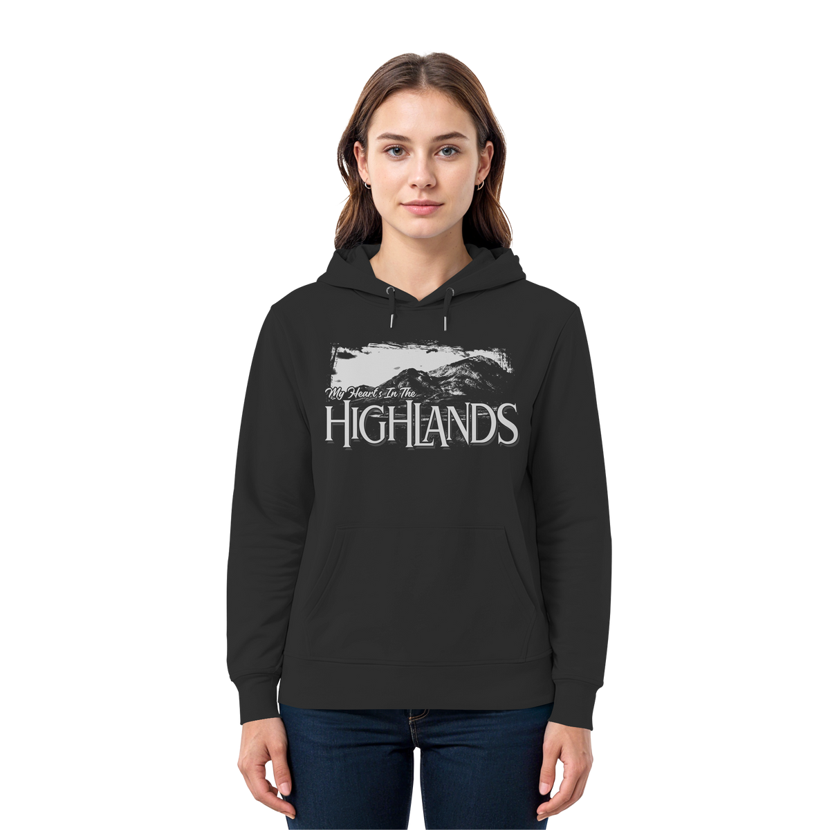 "My Heart's In The Highlands"  - Premium Unisex Hoodie