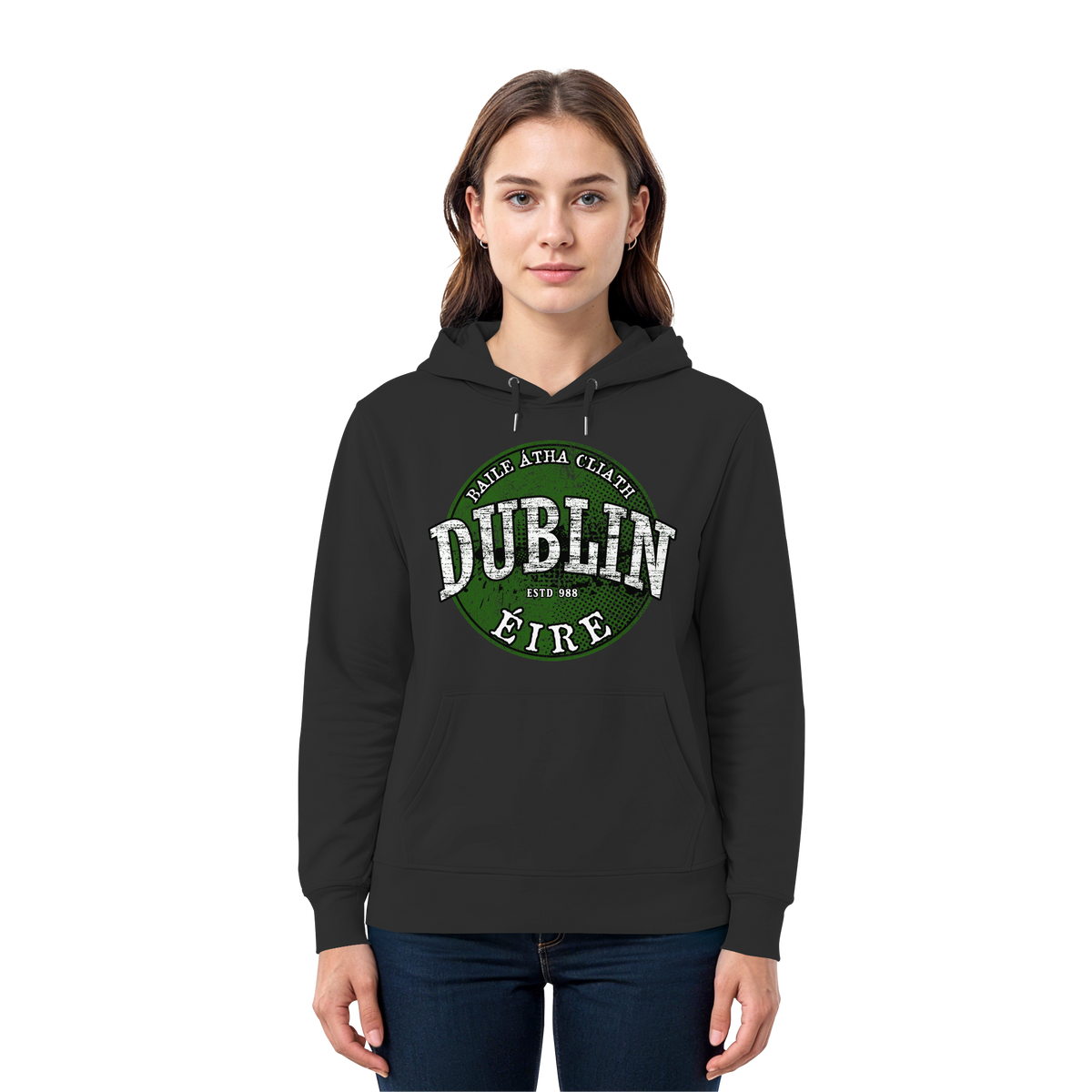Dublin "Estd 988 / Baile Átha Cliath / Éire"  - Premium Unisex Hoodie