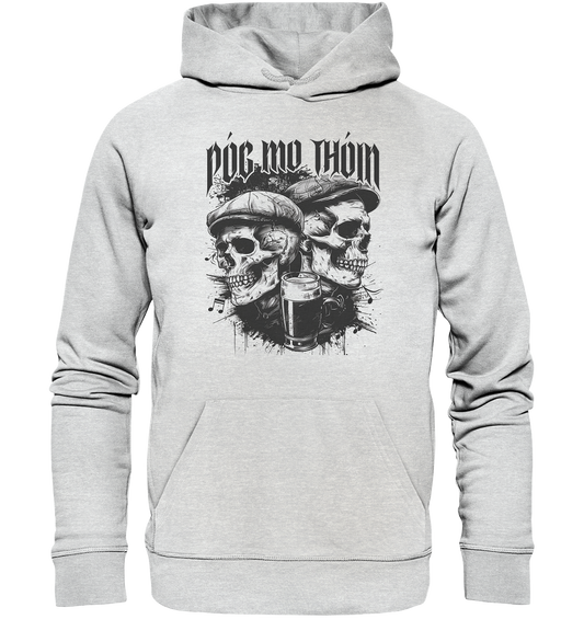 Póg Mo Thóin Streetwear "Two Skulls I" - Premium Unisex Hoodie