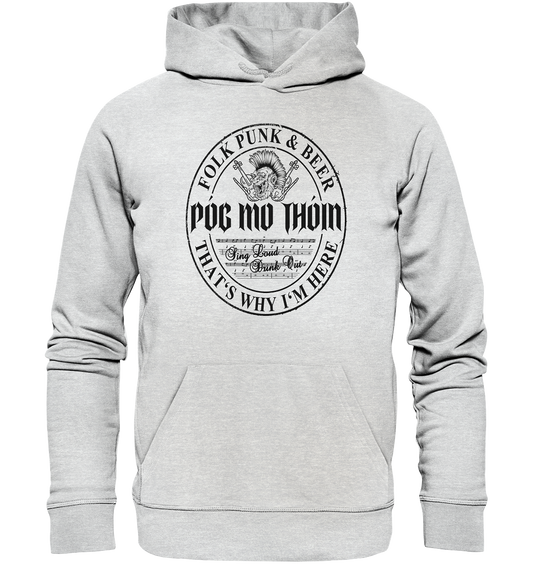 Póg Mo Thóin Streetwear "Folk Punk & Beer" - Premium Unisex Hoodie