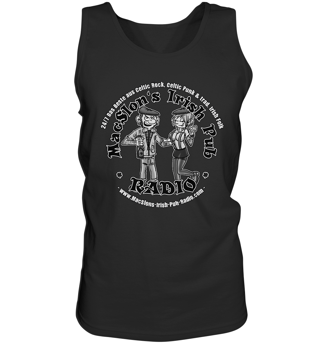 MacSlon's Radio "24/7 - Punk Couple" - Tank-Top