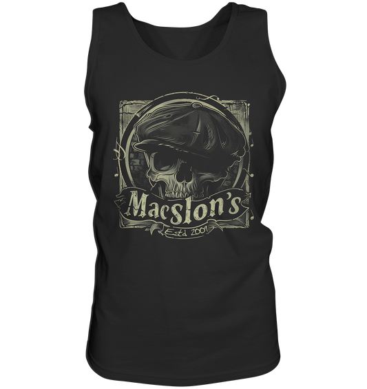 MacSlon's "Estd. 2009 / Flatcap-Skull XI" - Tank-Top