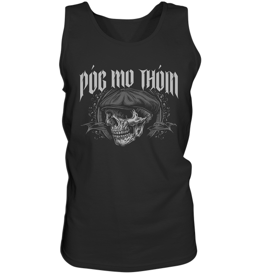 Póg Mo Thóin Streetwear "Flatcap-Skull II"  - Tank-Top