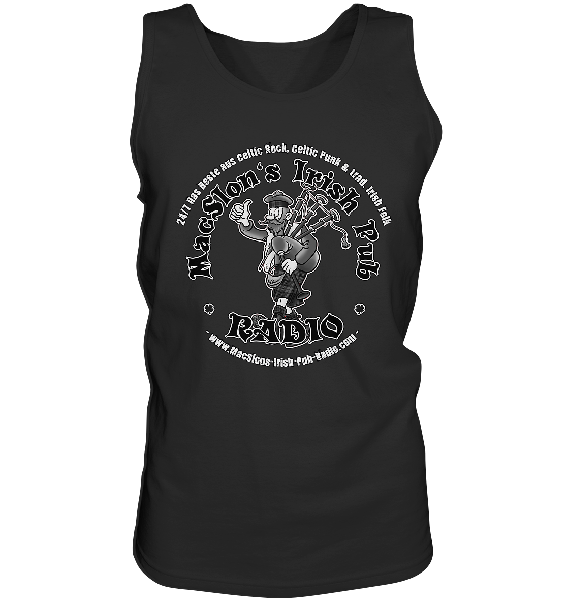 MacSlon's Radio "24/7 - Scotsman Logo" - Tank-Top