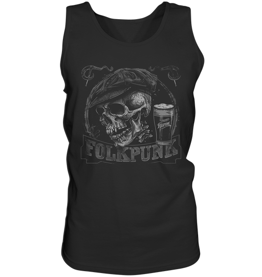 Folkpunk "Flatcap-Skull I" - Tank-Top