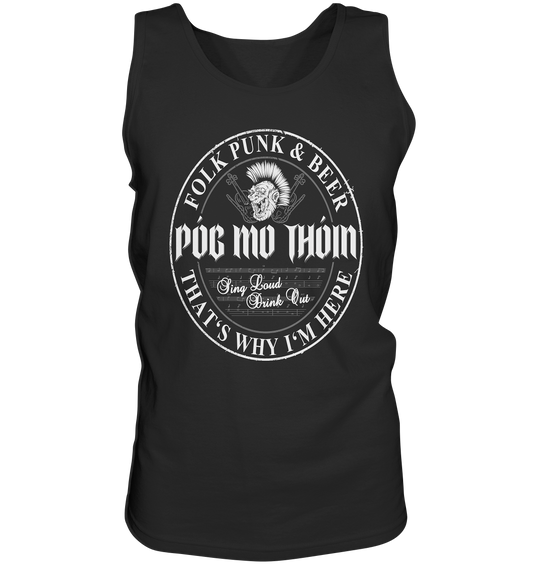 Póg Mo Thóin Streetwear "Folk Punk & Beer" - Tank-Top