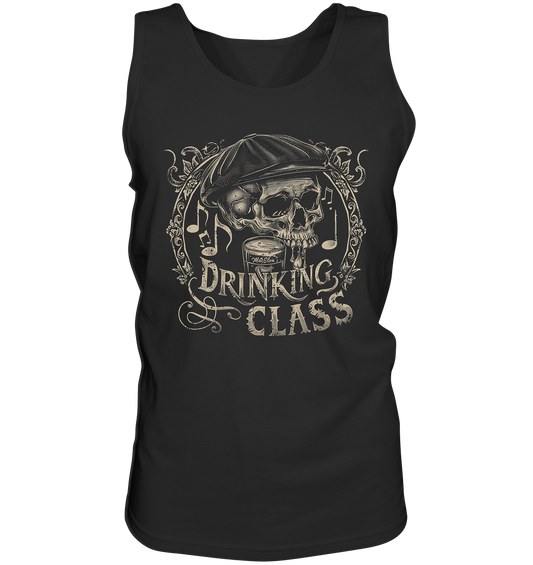 Drinking Class "Flatcap-Skull I"  - Tank-Top