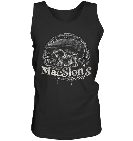 MacSlon's "Estd. 2009 / Flatcap-Skull X"  - Tank-Top