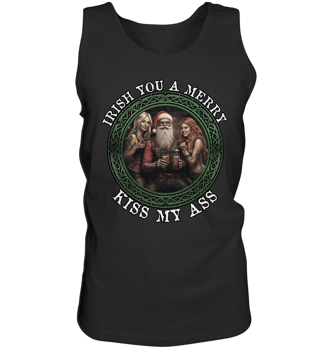 Irish You A Merry... "Santa, Girls & Beer II" - Tank-Top