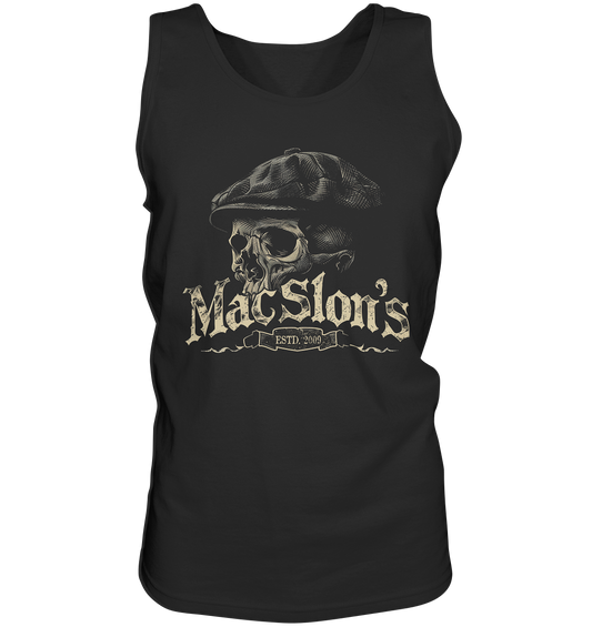 MacSlon's "Estd. 2009 / Flatcap-Skull XII" - Tank-Top