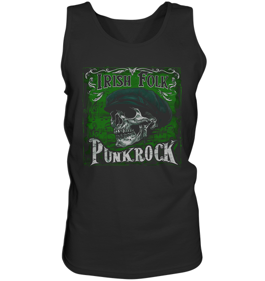 Irish Folk Punkrock "Flatcap-Skull III"  - Tank-Top