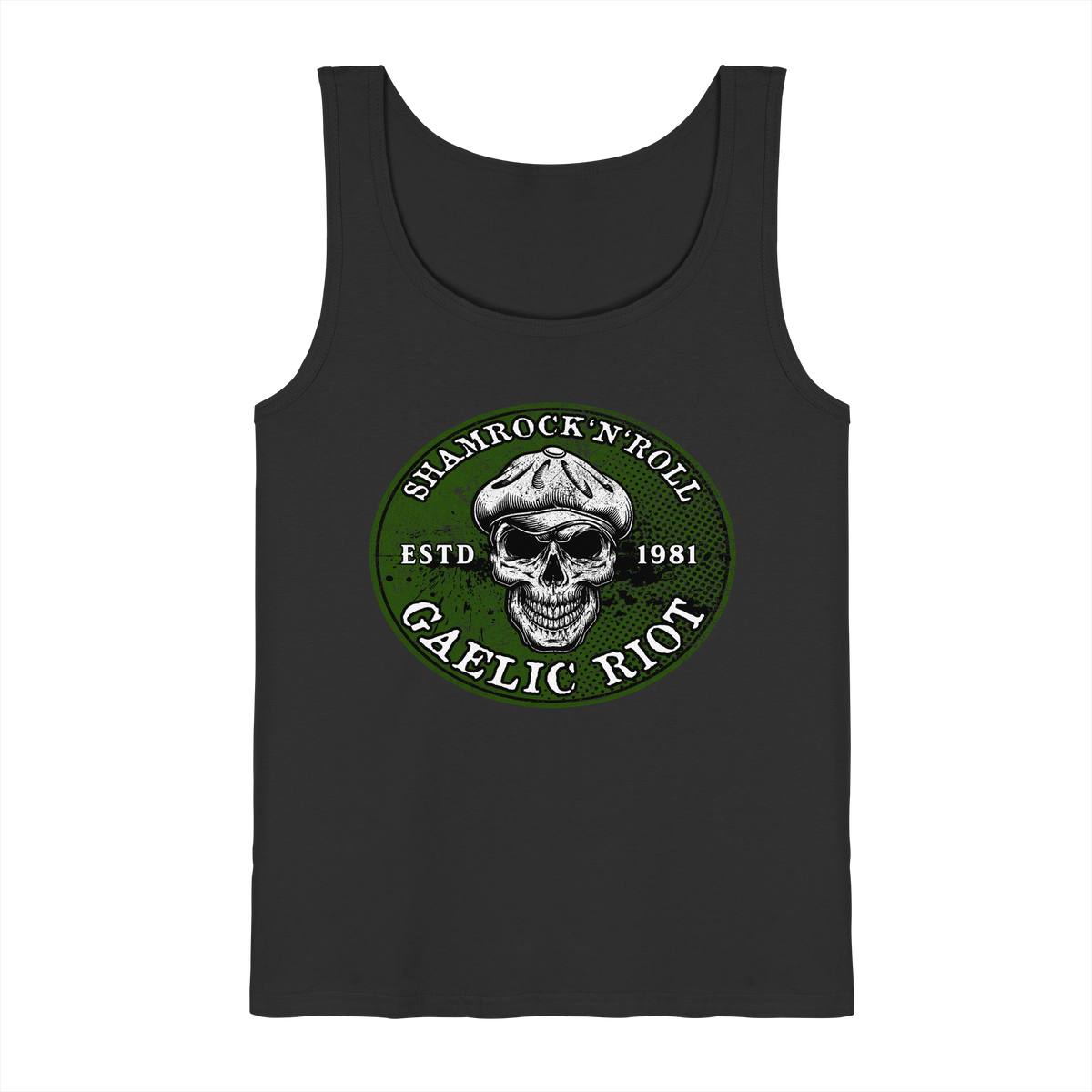 Shamrock And Roll "Skull / Gaelic Riot"  - Tank-Top