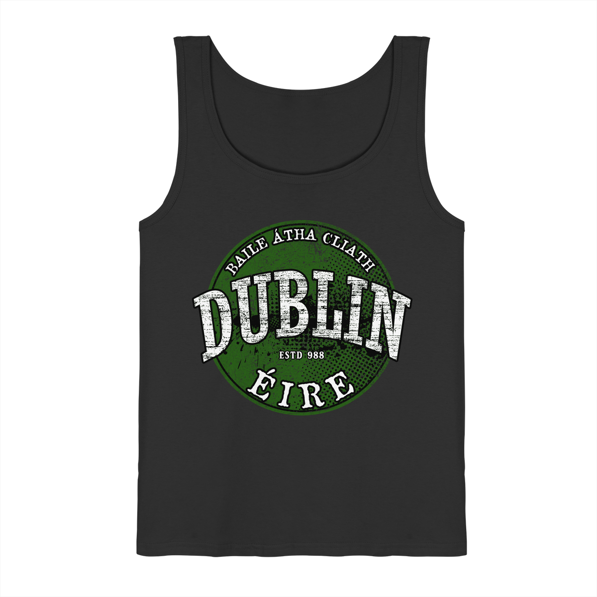 Dublin "Estd 988 / Baile Átha Cliath / Éire"  - Tank-Top