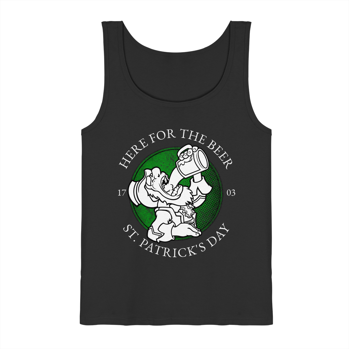 Here For The Beer "St. Patrick's Day"  - Tank-Top