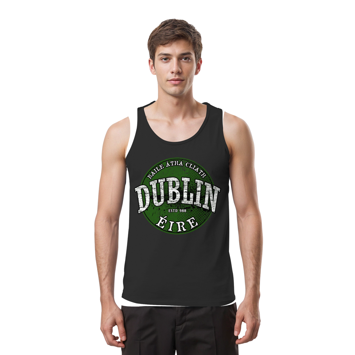 Dublin "Estd 988 / Baile Átha Cliath / Éire"  - Tank-Top