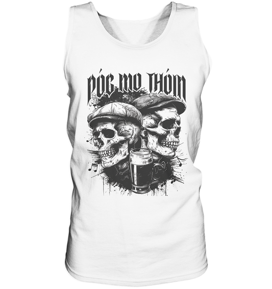 Póg Mo Thóin Streetwear "Two Skulls I" - Tank-Top