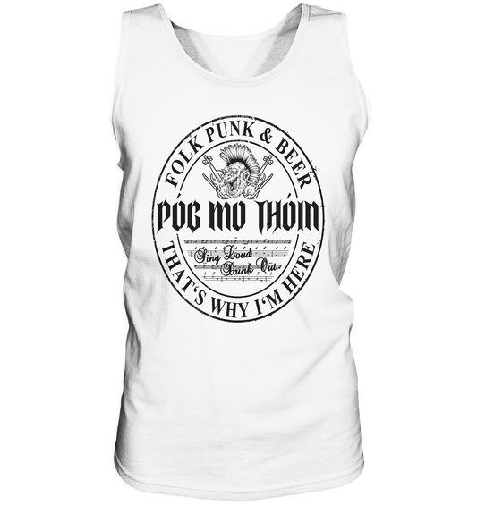 Póg Mo Thóin Streetwear "Folk Punk & Beer" - Tank-Top