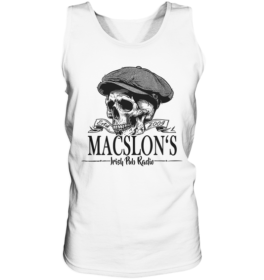 MacSlon's Irish Pub Radio "Estd. 2009 / Flatcap-Skull II" - Tank-Top