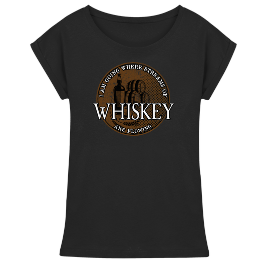 Streams Of Whiskey  - Womens Extended Shoulder T-Shirt