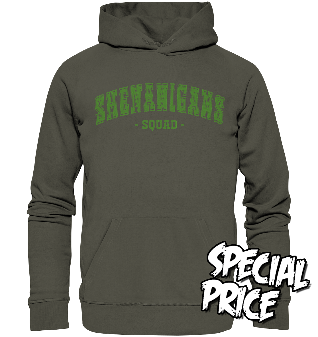 Shenanigans "Squad II" - Organic Hoodie (Größe L)