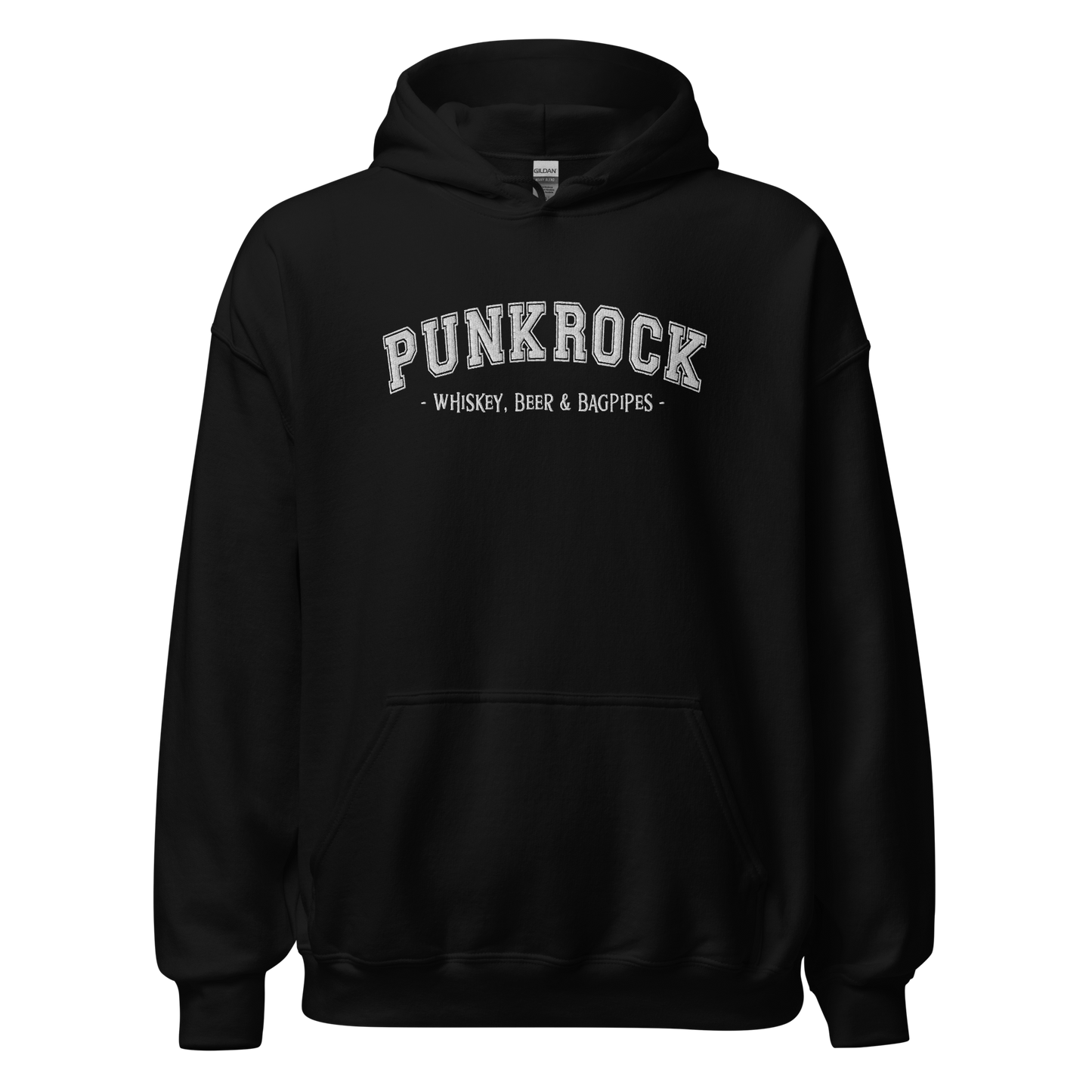 Punkrock "Whiskey, Beer & Bagpipes" (Hochwertiger Stick) - Unisex-Kapuzenpullover