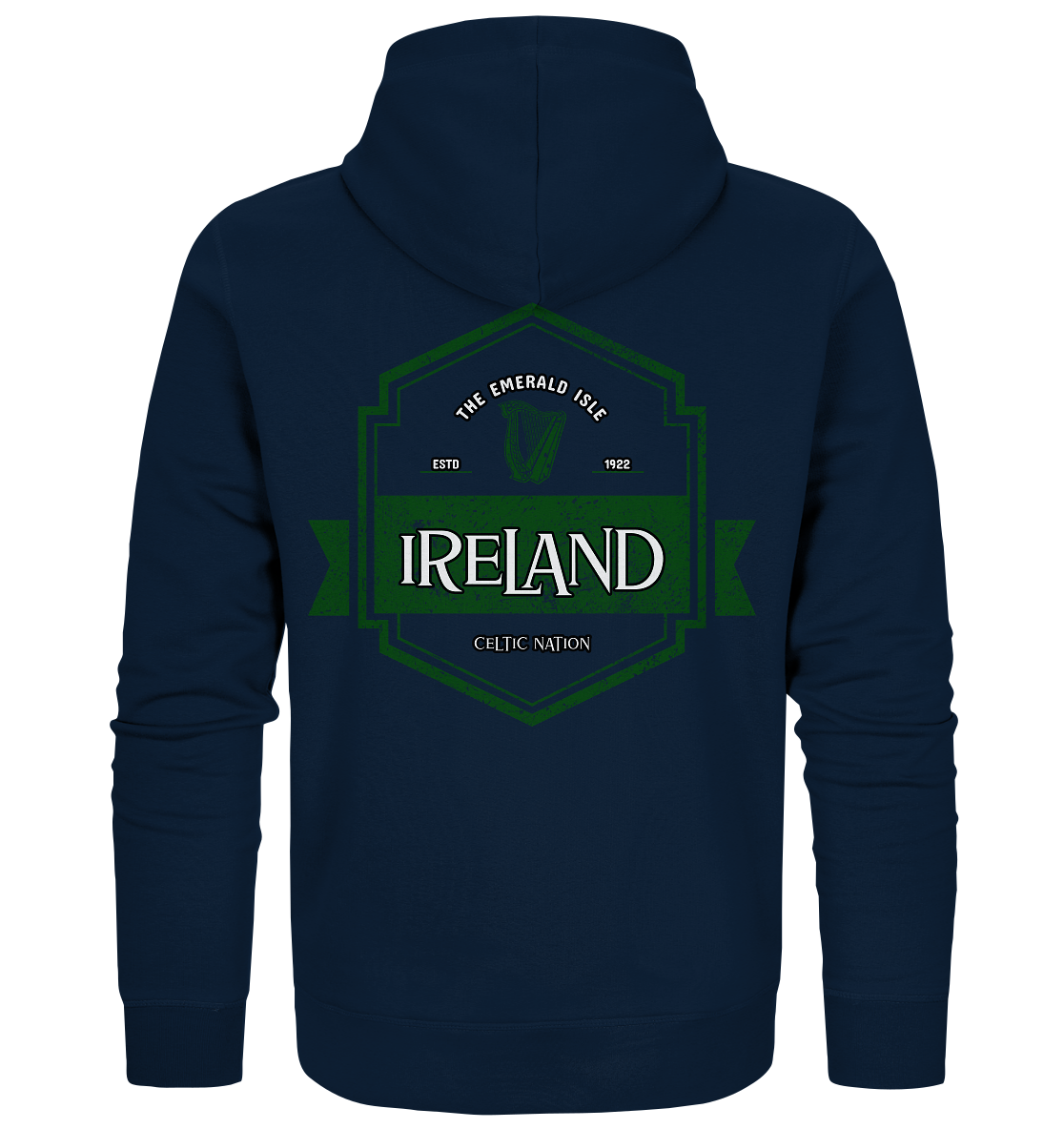 Ireland "The Emerald Isle / Celtic Nation" - Organic Zipper