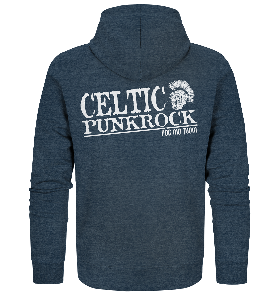 Póg Mo Thóin Streetwear "Celtic Punkrock" - Organic Zipper