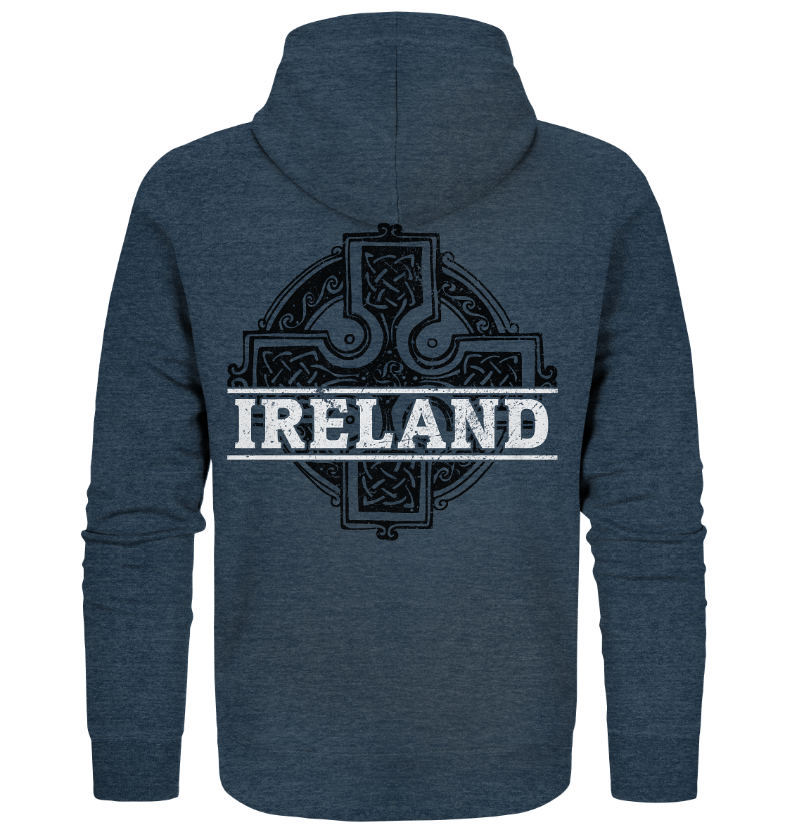 Ireland "Celtic Cross" - Organic Zipper