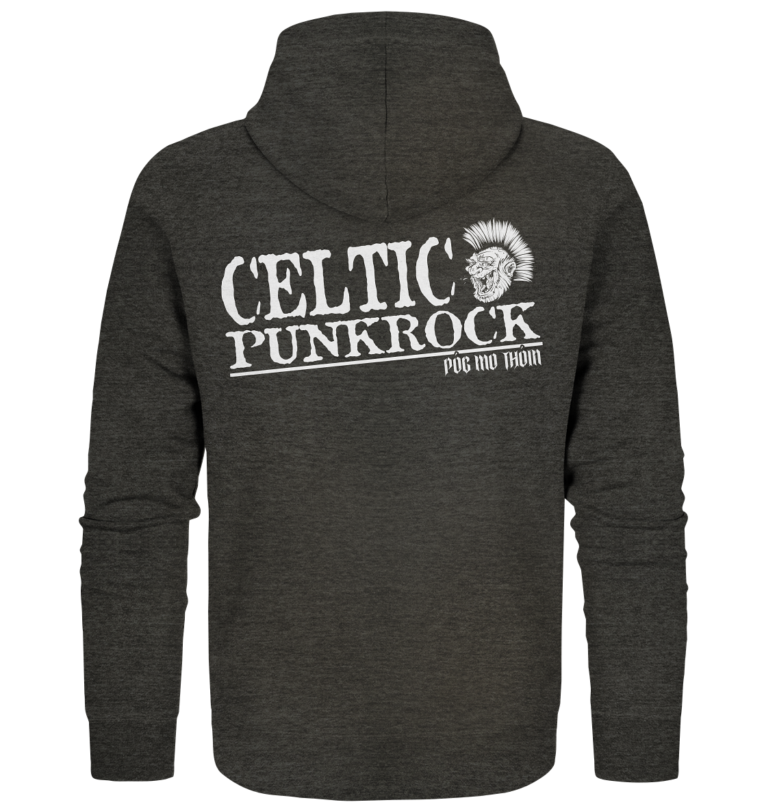 Póg Mo Thóin Streetwear "Celtic Punkrock" - Organic Zipper