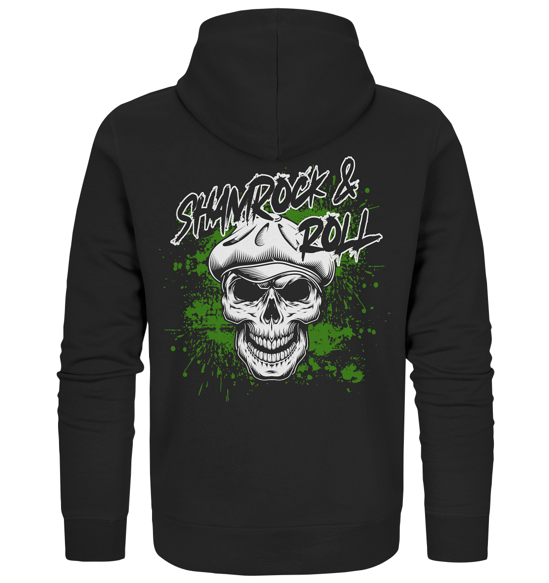 Shamrock And Roll "Skull" - Organic Zipper