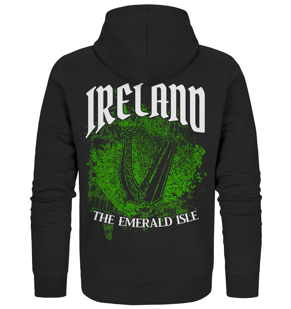 Ireland "The Emerald Isle / Splatter" - Organic Zipper