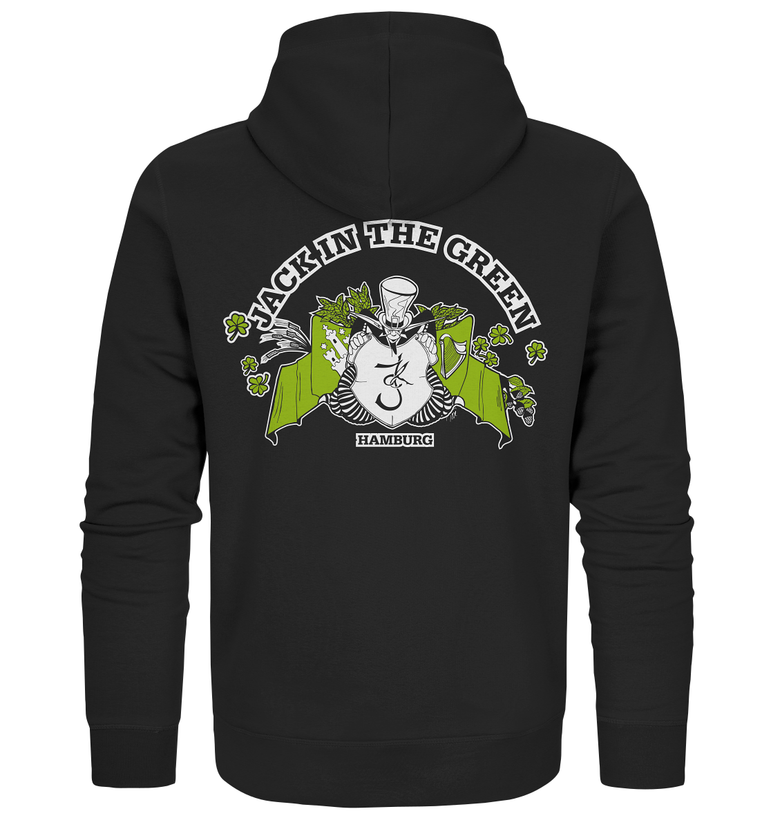 Jack In The Green "Logo" - Organic Zipper