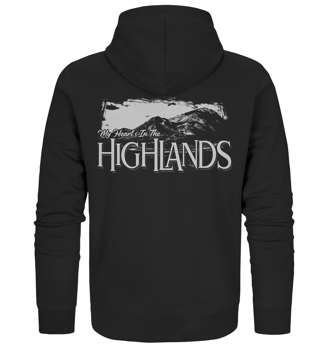 "My Heart's In The Highlands" - Organic Zipper