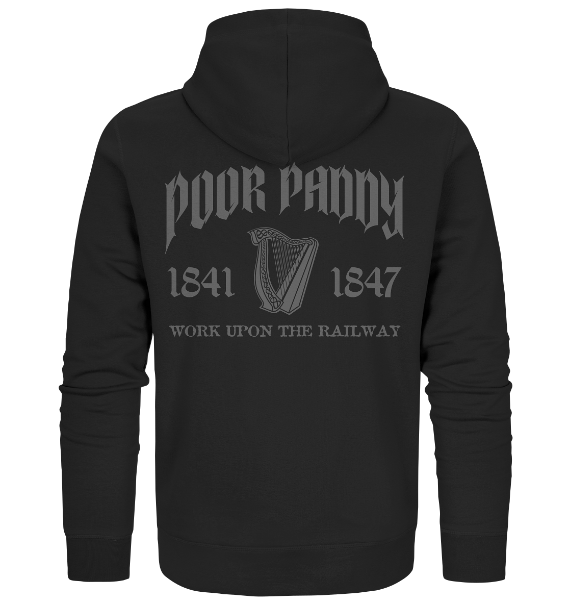 Poor Paddy "Work Upon The Railway" - Organic Zipper