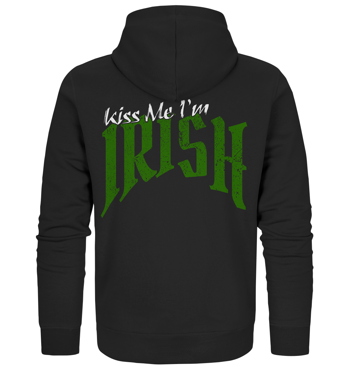 Kiss Me "I'm Irish" - Organic Zipper
