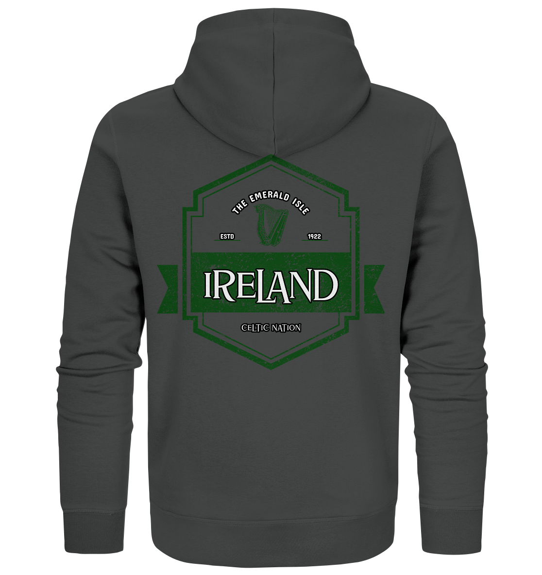 Ireland "The Emerald Isle / Celtic Nation" - Organic Zipper
